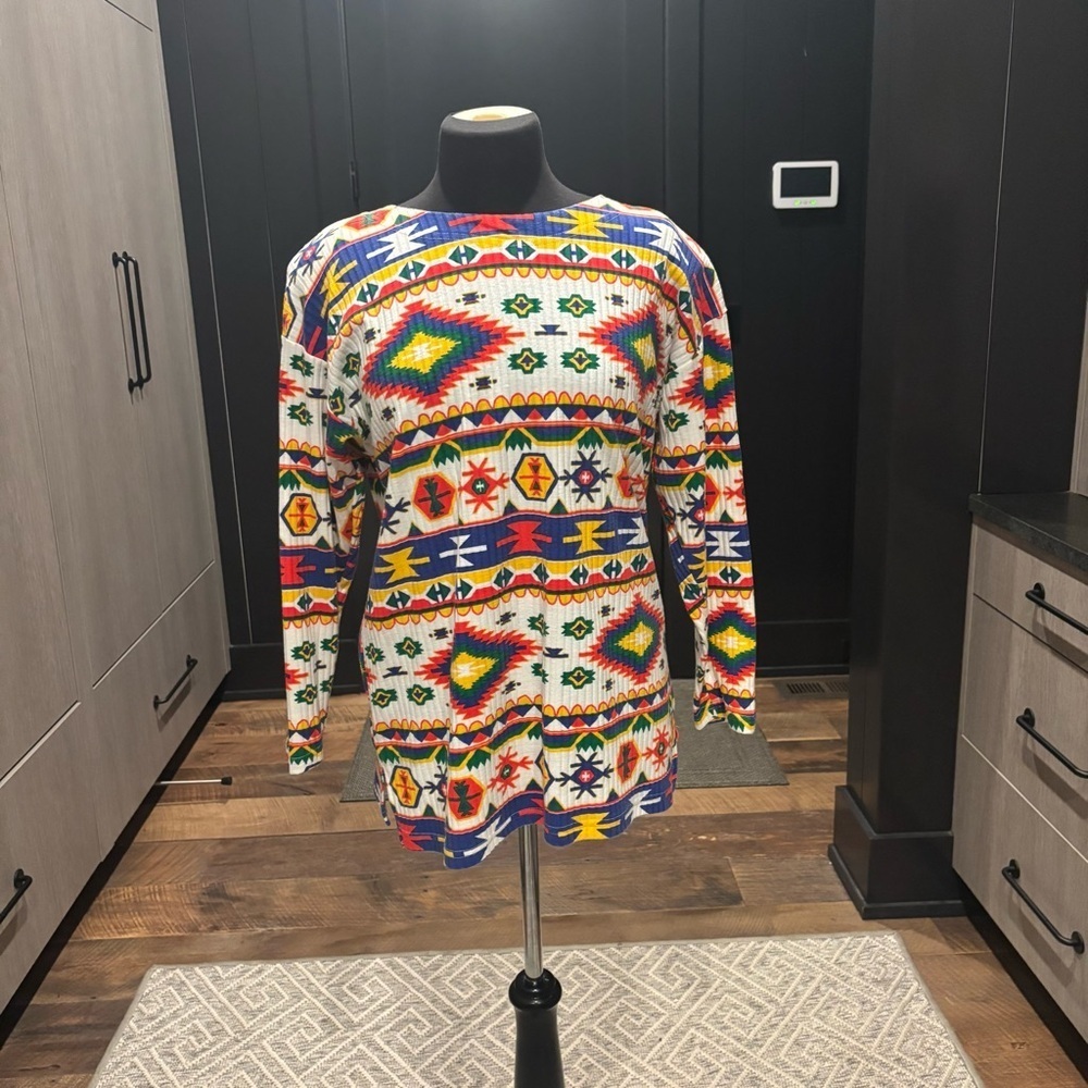 Vintage Carolina Colours Southwest Print Tunic – Size Small